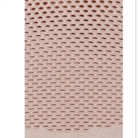 New ZELLA Gray Pulse Seamless Knit Padded Scoop-Neck Perforated Sports Bra Small - Picture 4 of 7